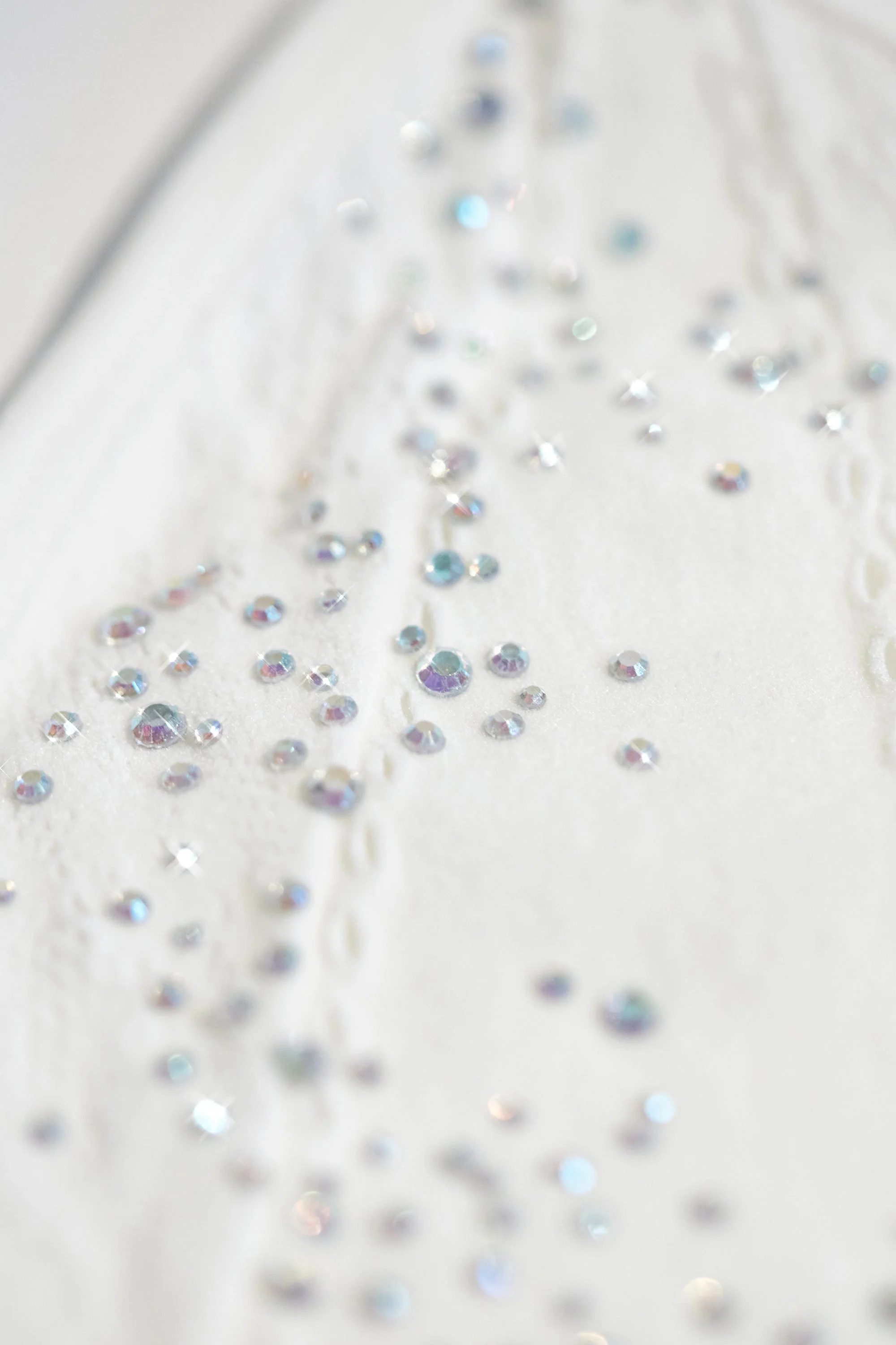 Embellished Halterneck Mini Dress in Ivory - Image 11