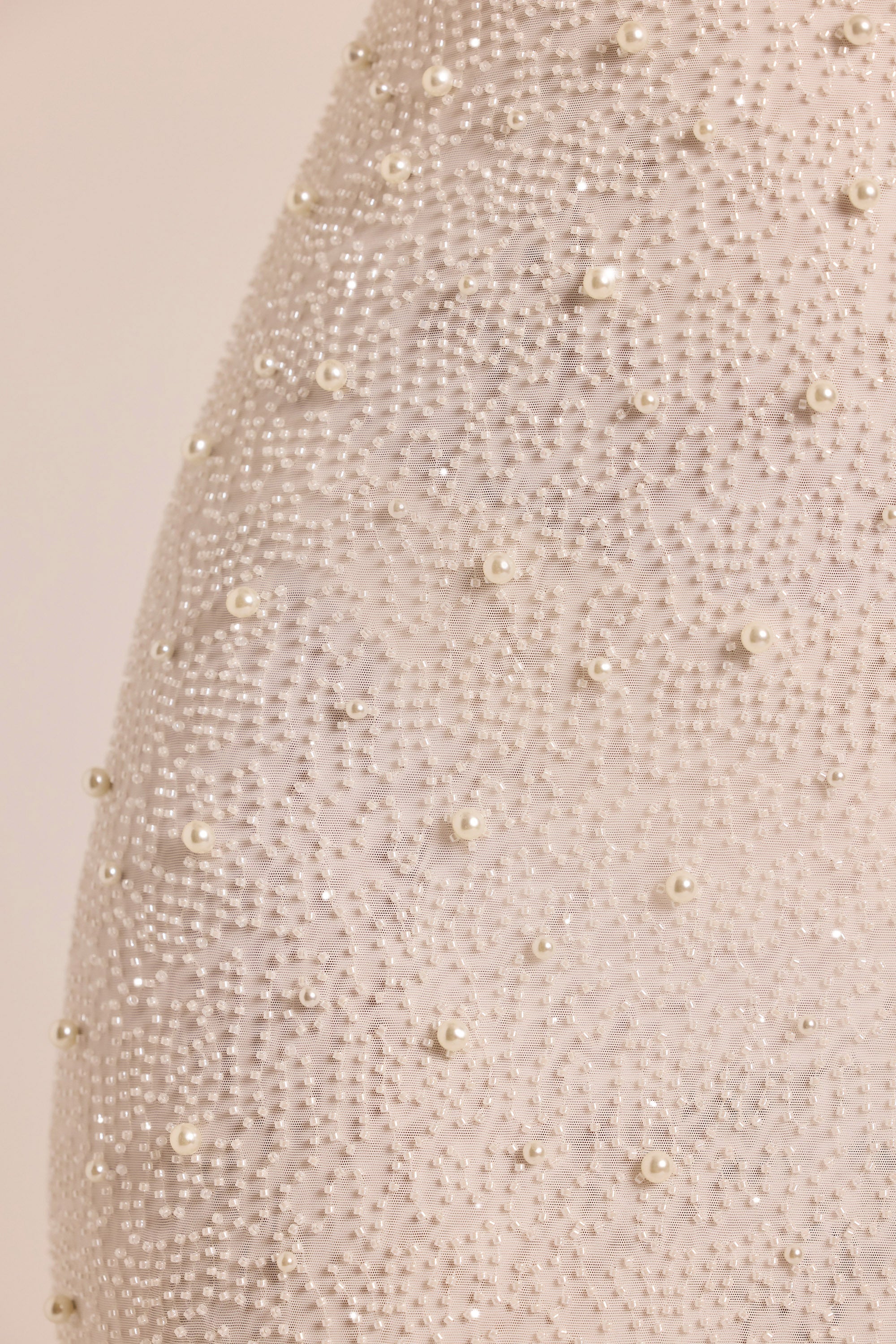 Embellished Long Sleeve Backless Maxi Dress in White - Image 4