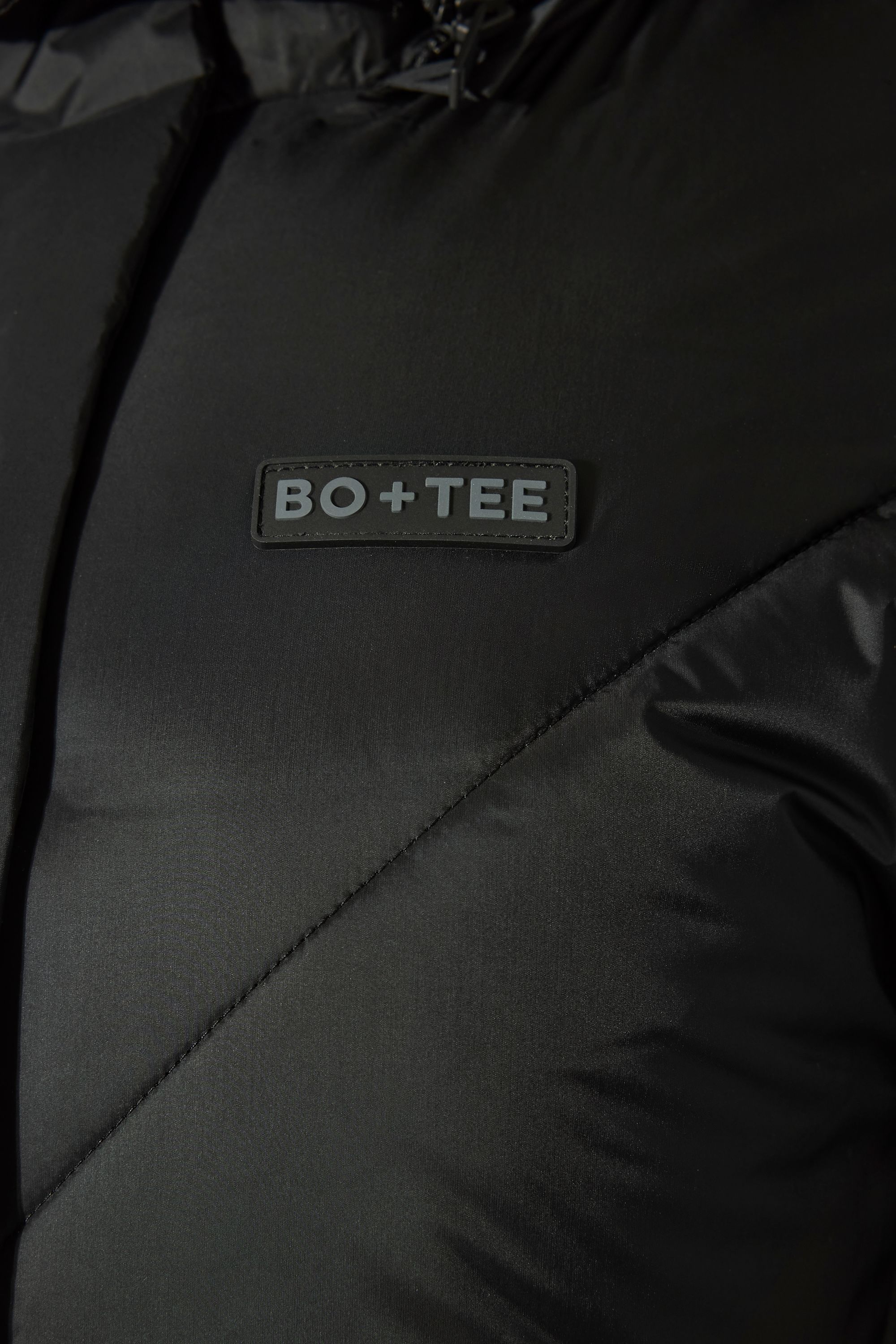 Waterproof Hooded Long Parka Coat in Black - Image 5